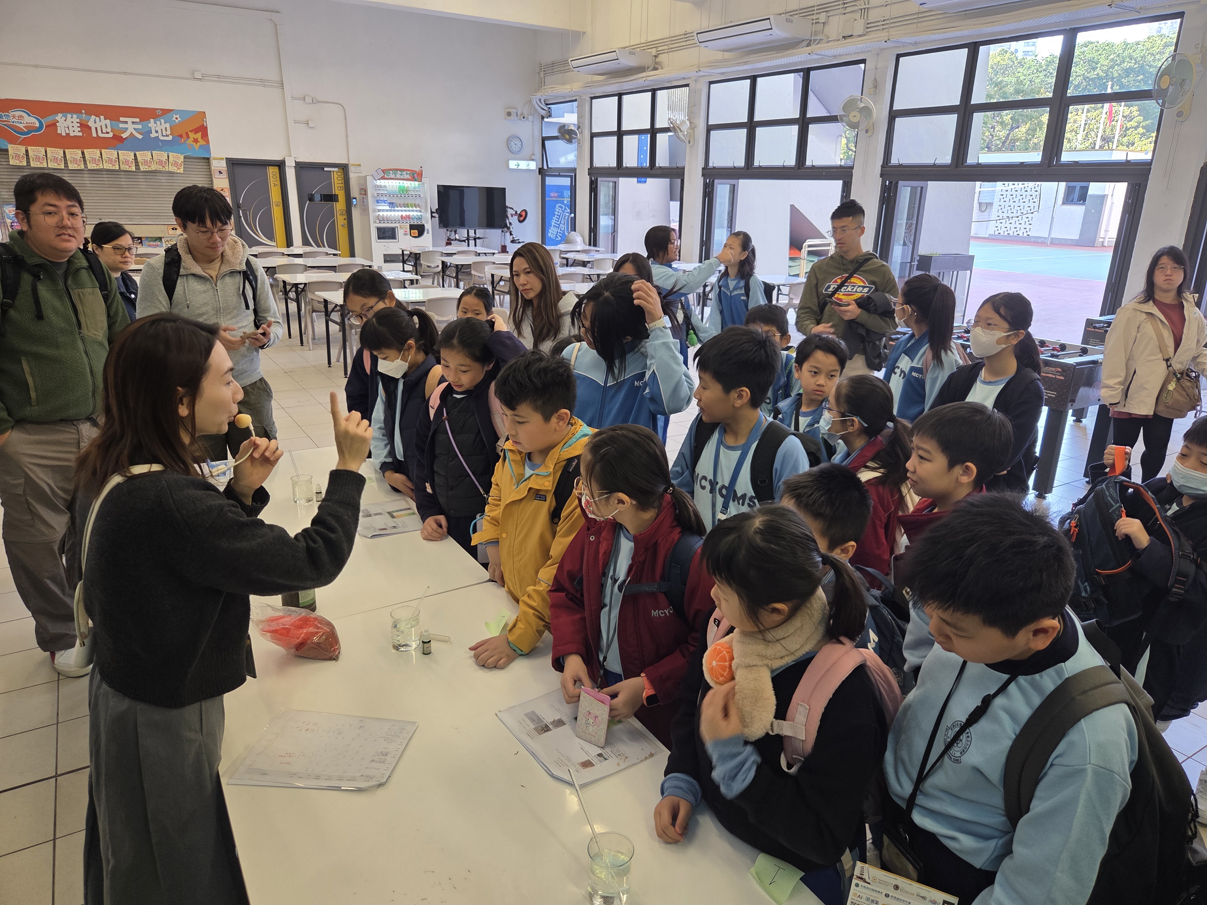 在我校進行活動